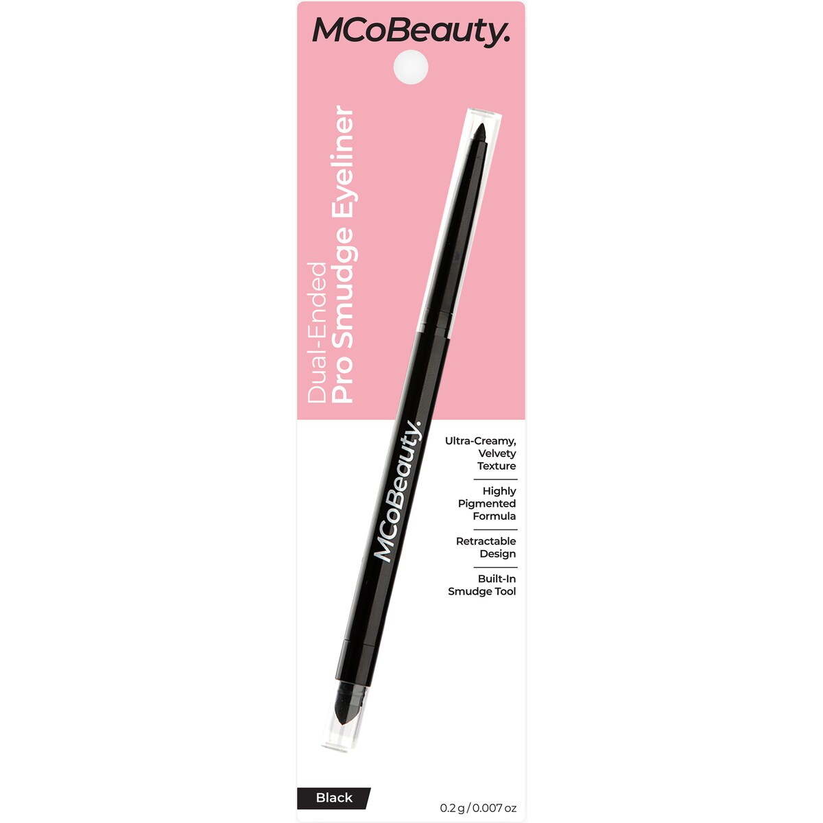 Mcobeauty Dual Ended Pro Smudge Eyeliner Black Each
