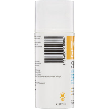 Invisible Zinc Spf 50+ Sport Mineral Sunscreen Cream 100g