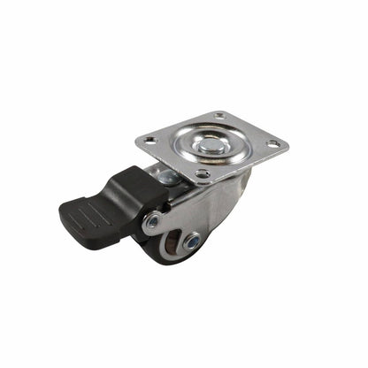 Move It Swivel Castor - 25mm - Rubber - With Brake