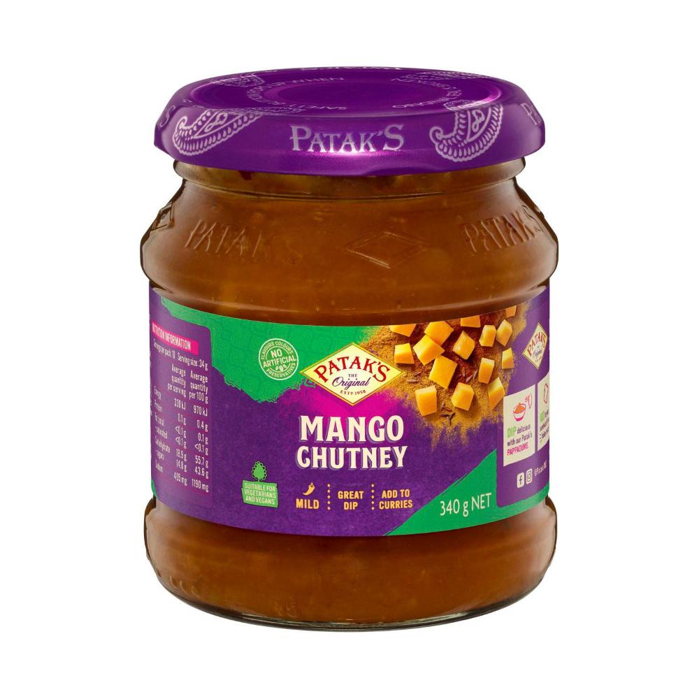 Patak's Mango Chutney Mild - 340g