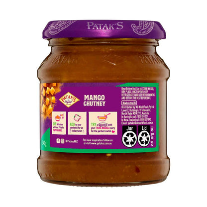 Patak's Mango Chutney Mild - 340g