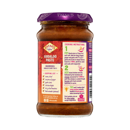Patak's Vindaloo Curry Paste Hot - 283g