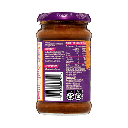 Patak's Vindaloo Curry Paste Hot - 283g