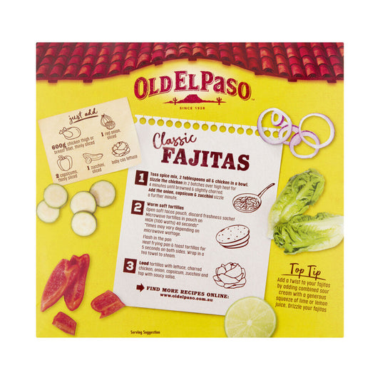 Old El Paso Mild Fajita Kit Mexican Style - 485g