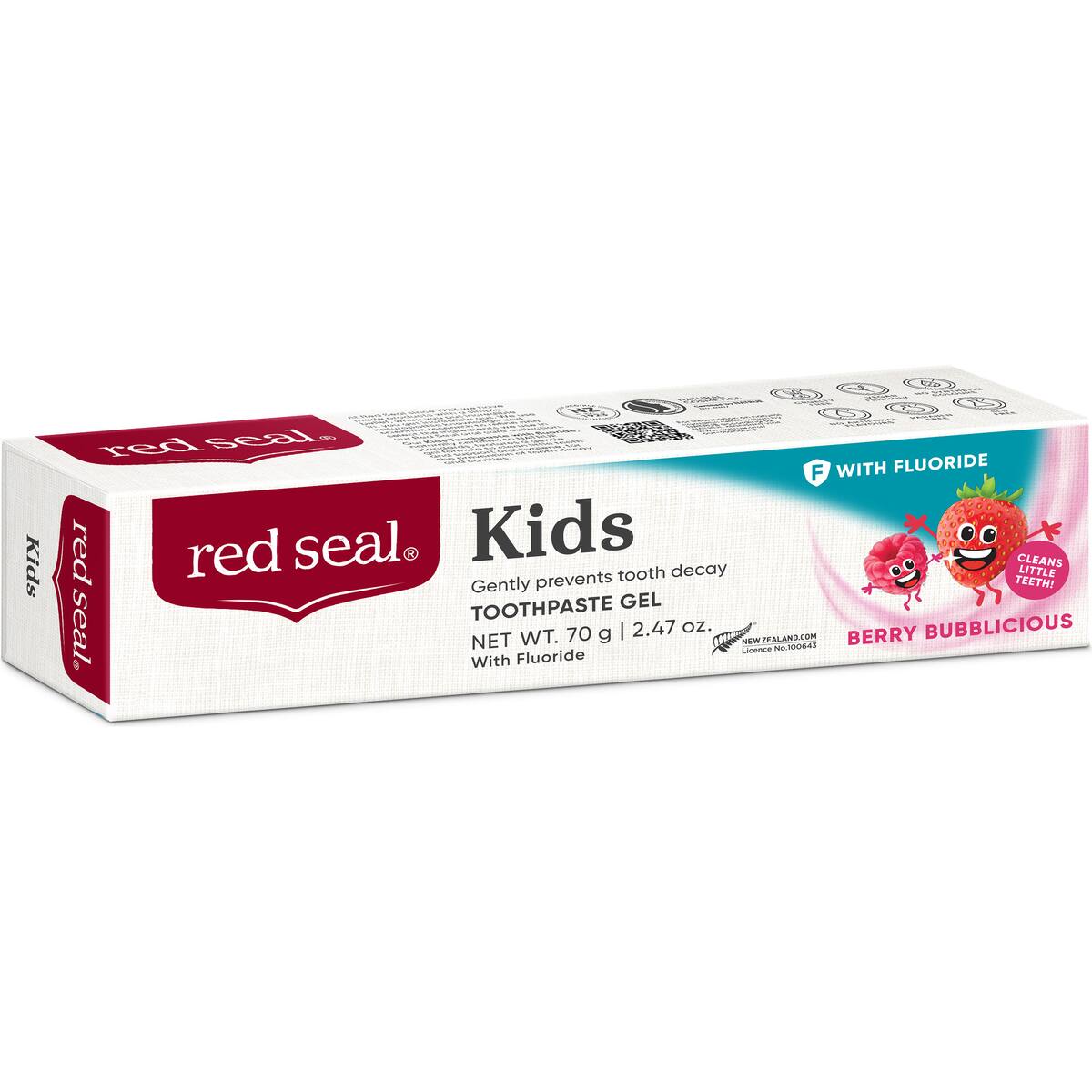 Red Seal Kids Toothpaste Gel Berry Bubblicious 70g
