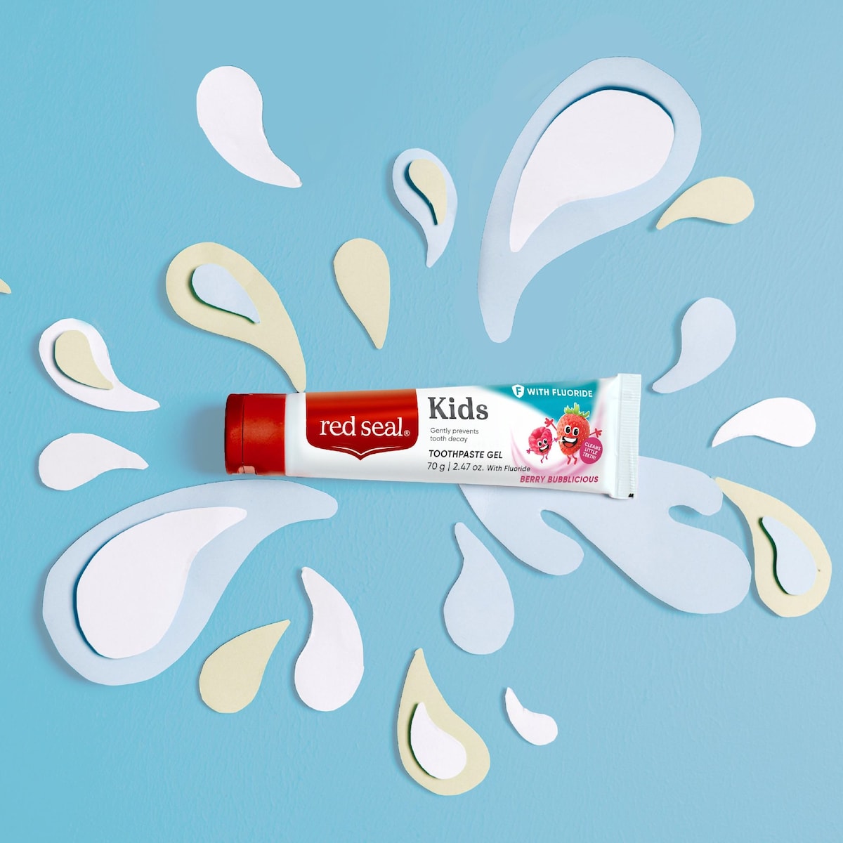 Red Seal Kids Toothpaste Gel Berry Bubblicious 70g