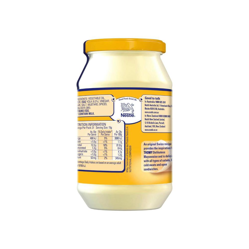 Thomy Delikatess Mayonnaise - 470g