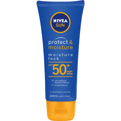 Nivea Spf 50+ Sun Protect & Moisture Sunscreen Lotion 100ml