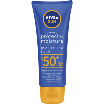 Nivea Spf 50+ Sun Protect & Moisture Sunscreen Lotion 100ml