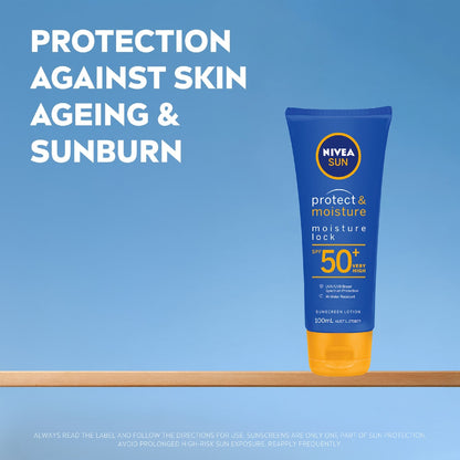 Nivea Spf 50+ Sun Protect & Moisture Sunscreen Lotion 100ml