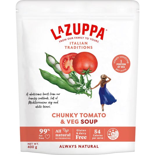La Zuppa Soup Pouch Chunky Tomato & Veg 400g