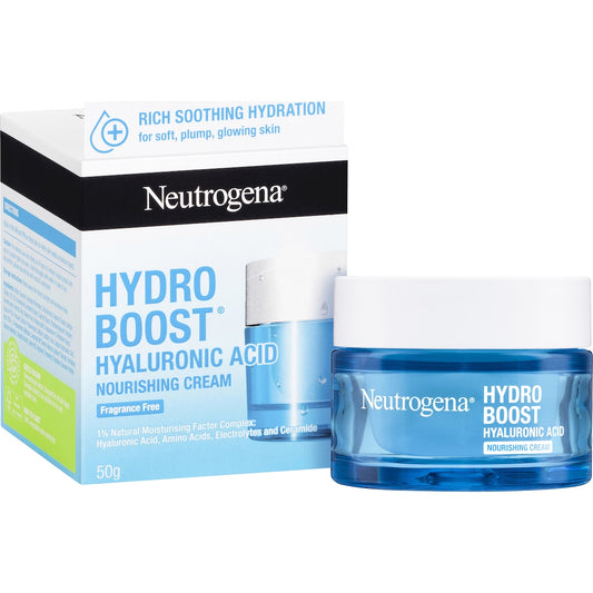 Neutrogena Hydro Boost Hyaluronic Acid Nourishing Cream Moisturiser 50g