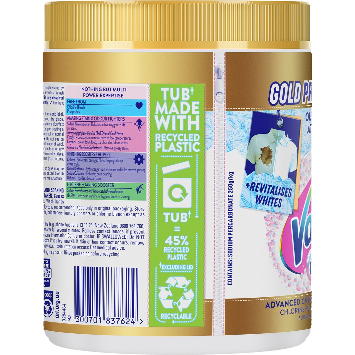 Vanish Gold Pro White Stain Remover 1kg