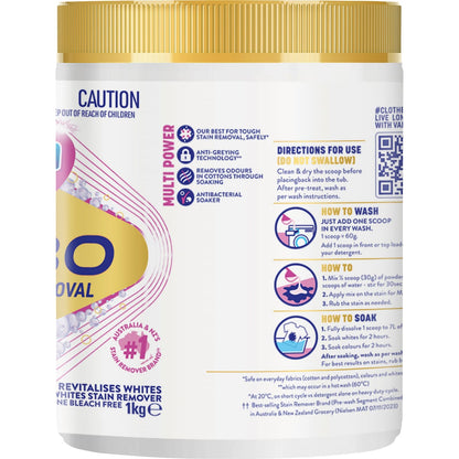 Vanish Gold Pro Turbo White Stain Remover Powder 1kg