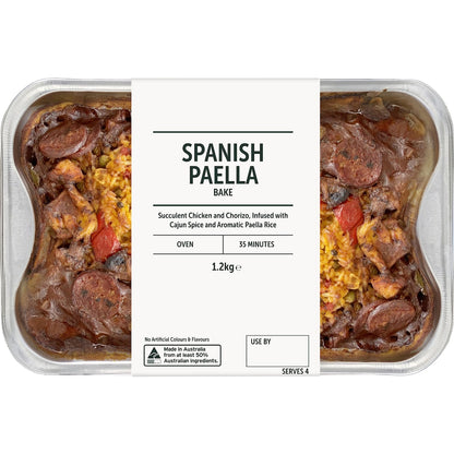 Spanish Paella Bake Family Meal 1.2kg