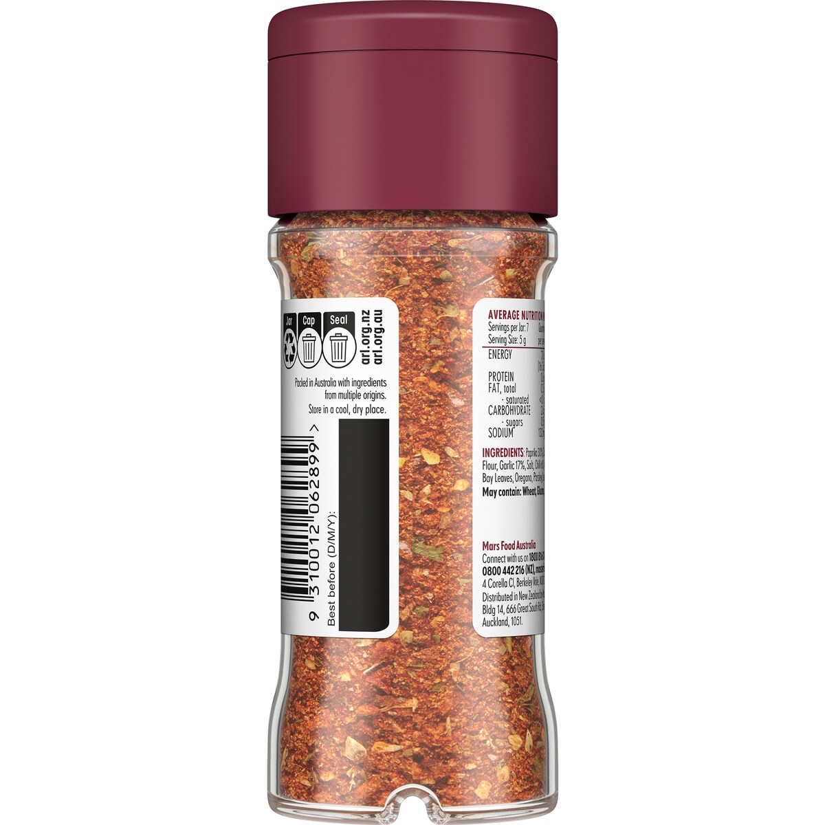 MasterFoods My Muscle Chef Peri Peri Spice Blend 38g