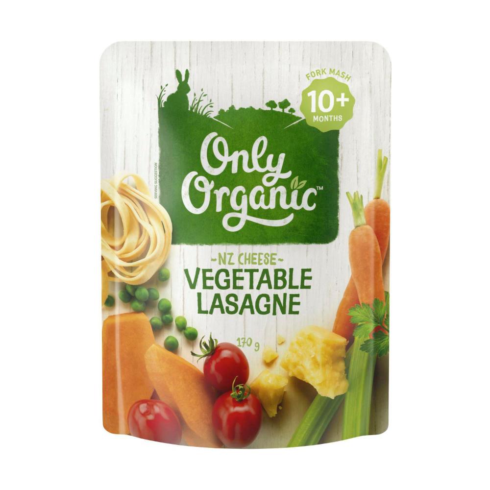 Only Organic Vegetable Lasagne 10+ Months - 170g