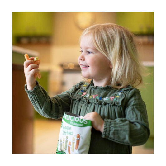 Kiddylicious Veggie Straws Cheesy Flavour - 4 pack