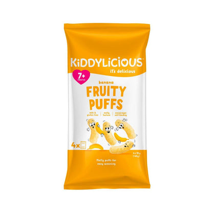 Kiddylicious Banana Fruty Puffs - 4 pack