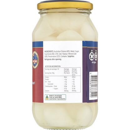 Three Threes Pickled Onions 520g