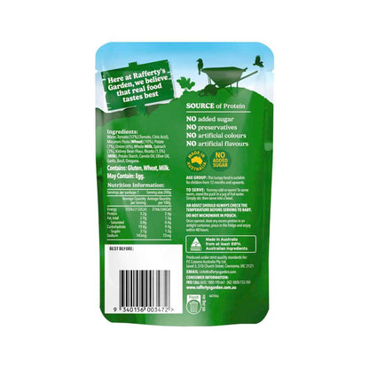 Rafferty's Garden Spinach & Ricotta Macaroni Mini Meal Baby Food Pouch 12+ ... 200g