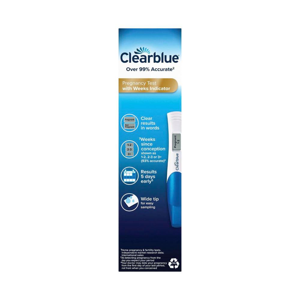 earblue Digital With Weeks Indicator Pregnancy Test - 1 Pack