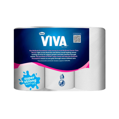 Viva Paper Towel White - 3 pack