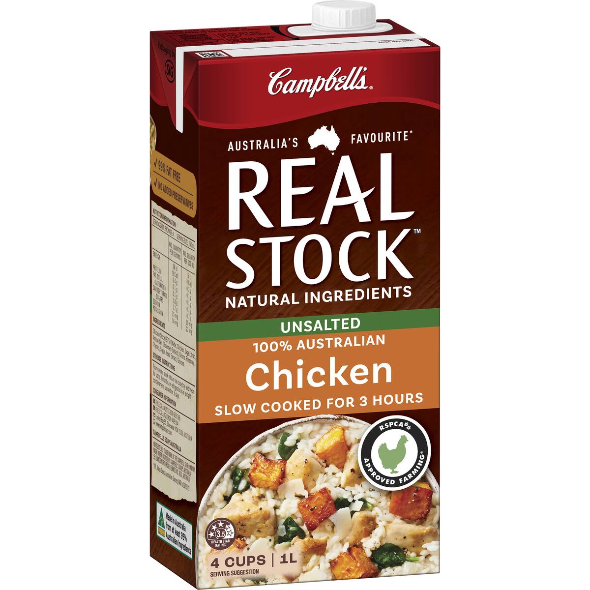 Campbell's Real Stock Unsalted Chicken 1l
