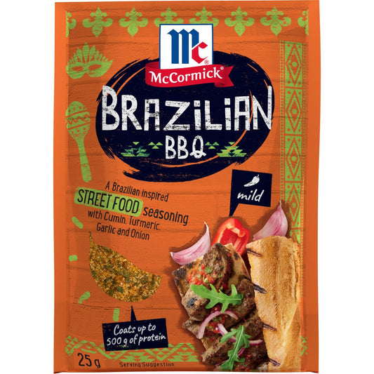 Mccormick Brazilian Bbq Street Food Seasoning 25g