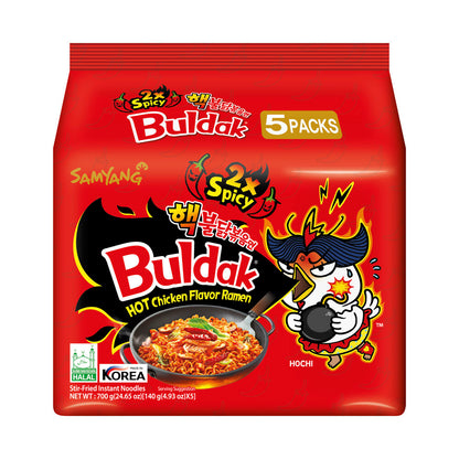 Samyang Buldak Hot Chicken Ramen Spicy 5 Pack - 700g