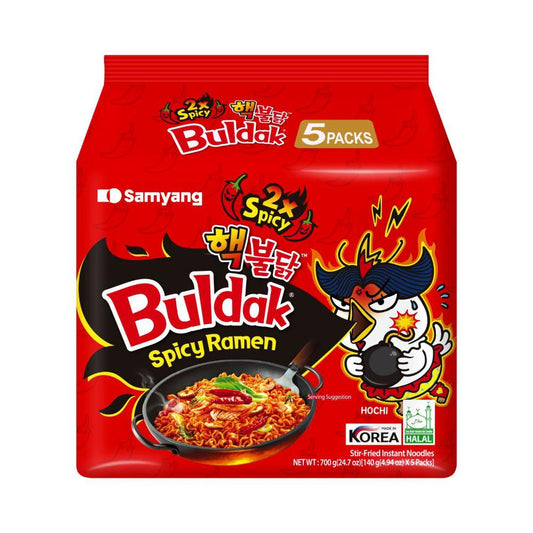 Samyang Buldak Spicy Ramen 2xspicy 5 Pack - 700g