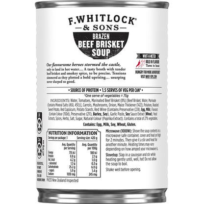 F.whitlock & Sons Brazen Beef Brisket Soup 420g