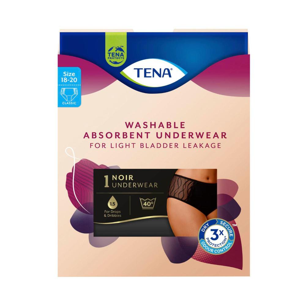 Tena Washable Women's Classic Brief Incontinence Underwear Size L - 1 pack