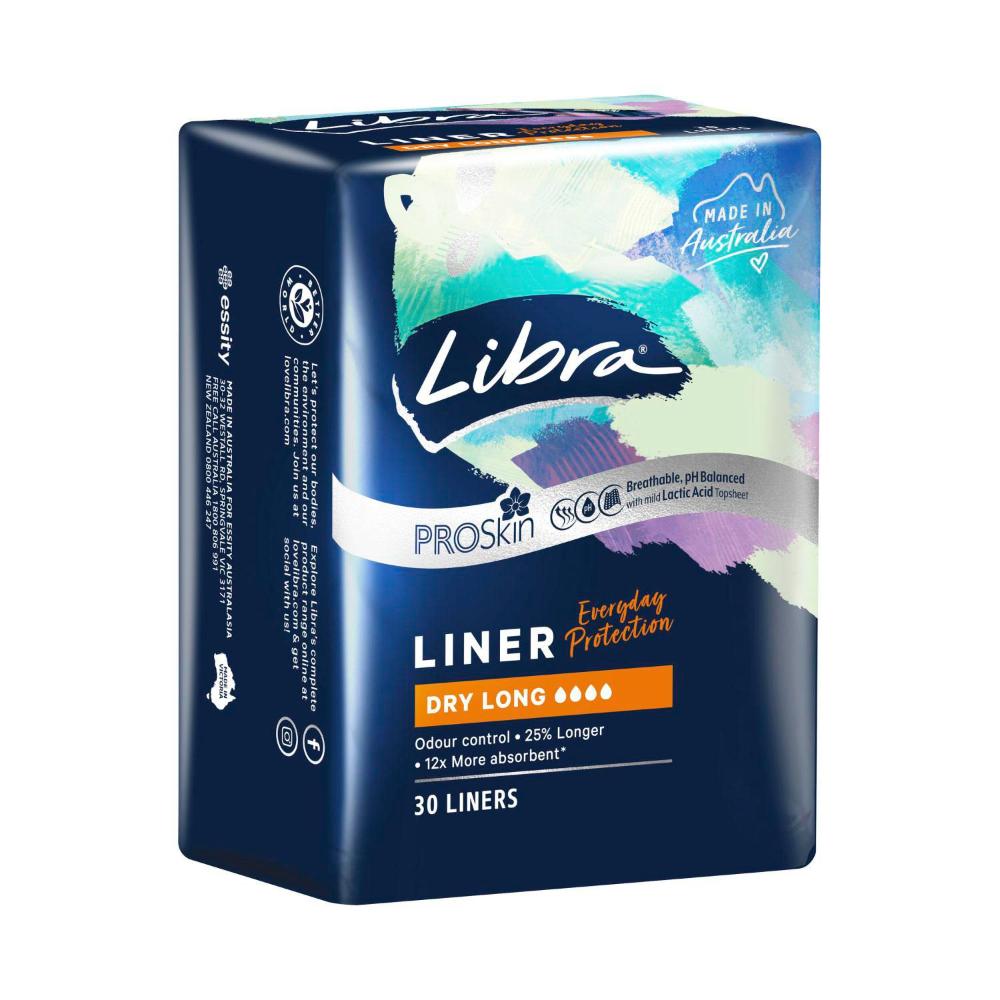 Libra Liners Dry & Long - 30 pack