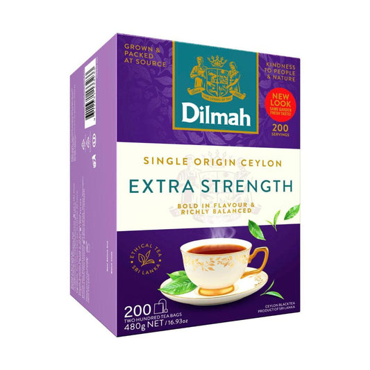 Dilmah Extra Strength Pure Ceylon Bags 200 Pack - 480g