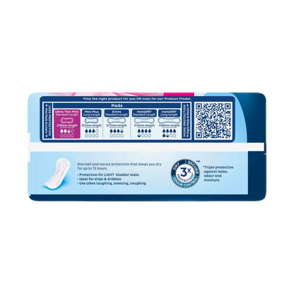 Tena Ultra Thin Standard Length Incontinence Pads - 20 pack