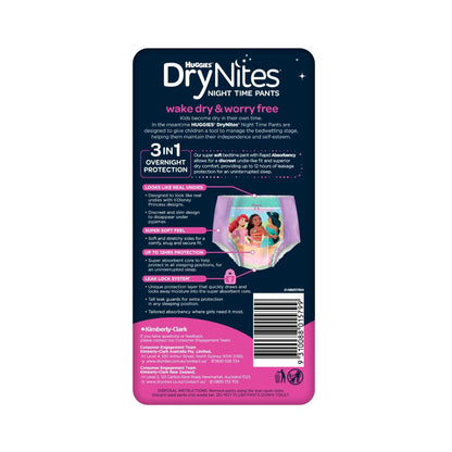 DryNites Night Time Pants For Girls 2-4 Years (13-20kg) - 10 pack