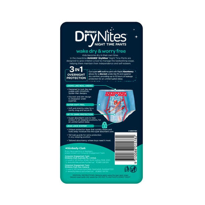 DryNites Night Time Pants For Boys 2-4 Years (13-20kg) - 10 pack