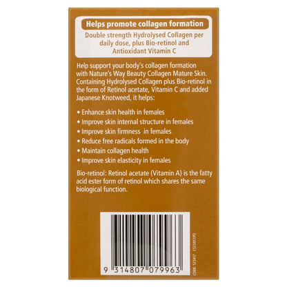 Natures Way Beauty Collagen Mature Skin Film Coated Tablets 120 pack