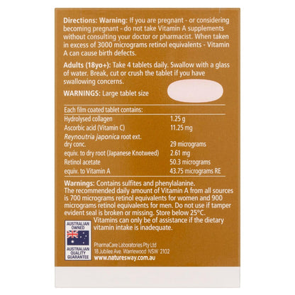 Natures Way Beauty Collagen Mature Skin Film Coated Tablets 120 pack