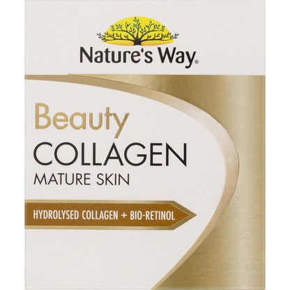 Natures Way Beauty Collagen Mature Skin Film Coated Tablets 120 pack