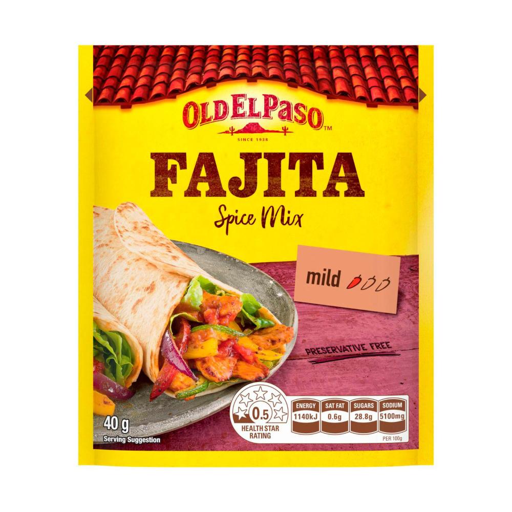 Old El Paso Fajita Spice Mix - 40g