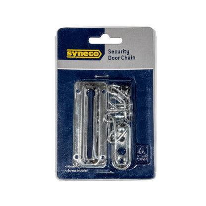 Syneco Nickel Plated Door Chain Guard - 195 x 24 x 95mm