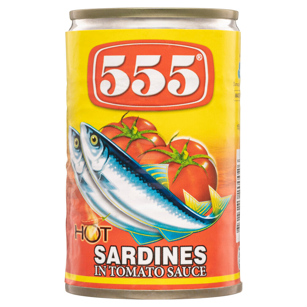 555 Sardines In Tomato Sauce Chilli - 155g