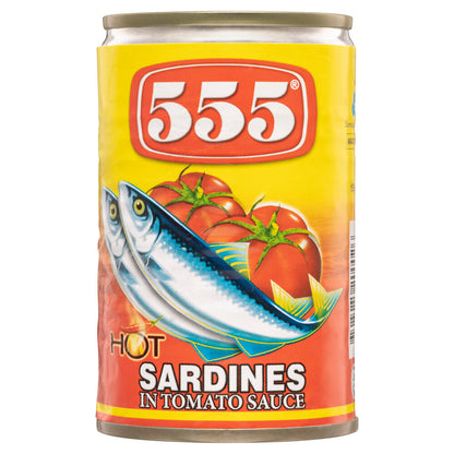 555 Sardines In Tomato Sauce Chilli - 155g