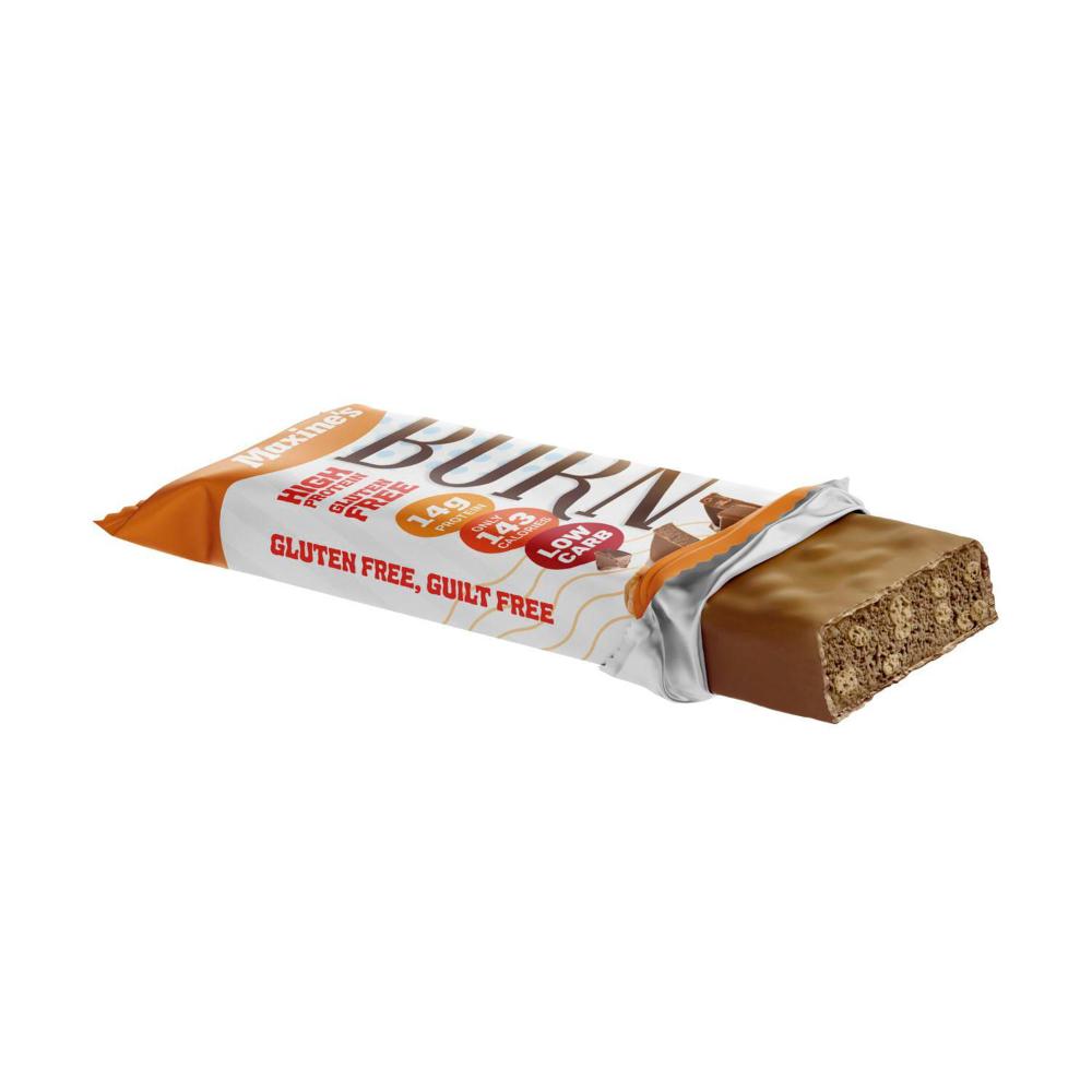 Maxine's Burn High Protein Bar Choc Caramel Crunch - 40g