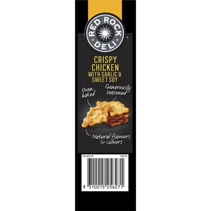 Red Rock Deli Deli Style Crackers Chef Series Crispy Chicken & Soy 135g