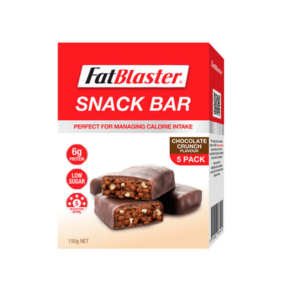 Fat Blaster Snack Bar Chococalte Crunch 5 Pack - 150g