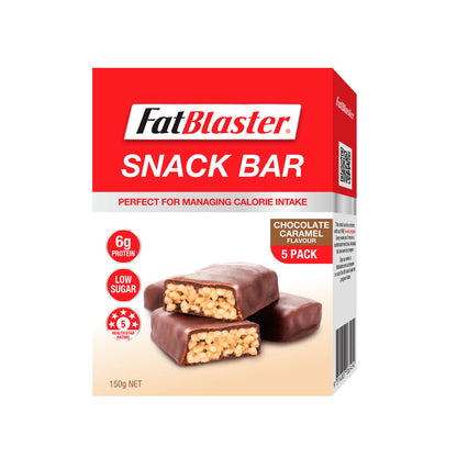 Fat Blaster Snack Bar Choc Caramel 5 Pack - 150g