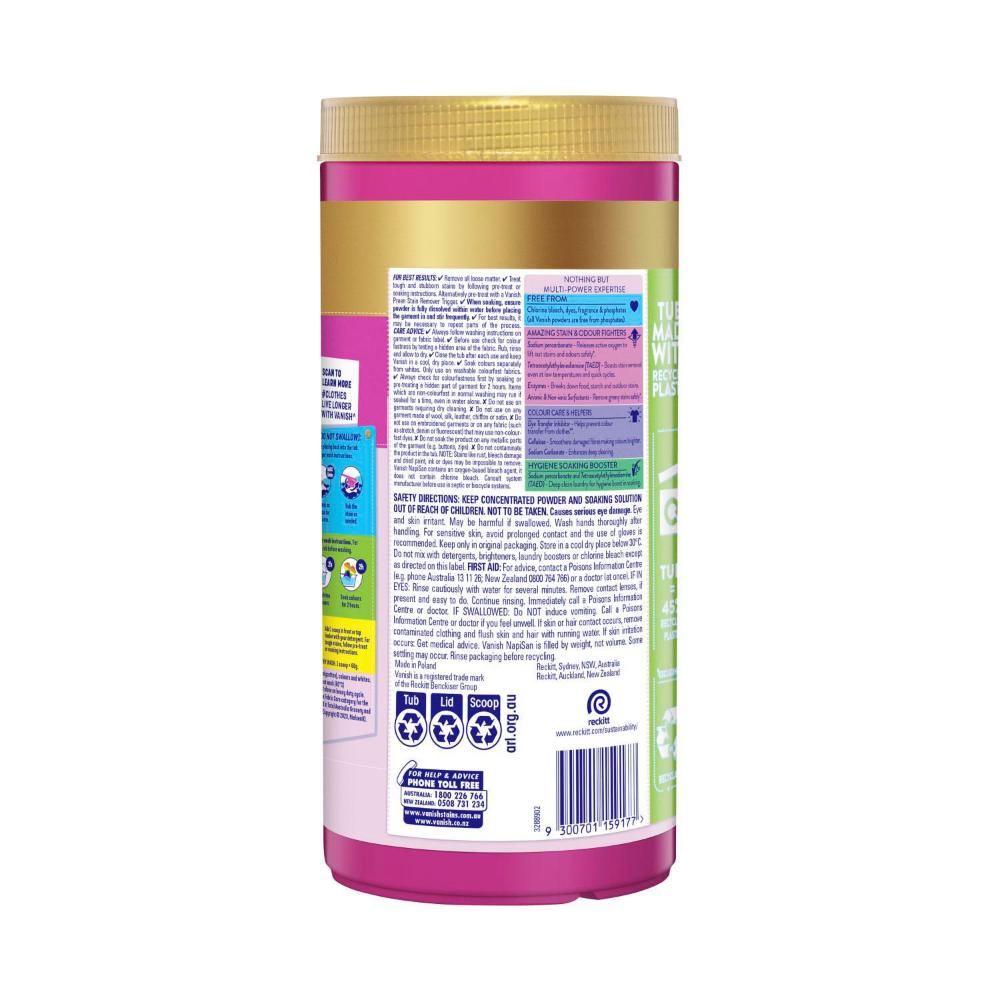 Vanish Napisan Gold 0% Colours Stain Remover - 2kg